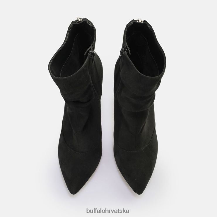 crno Buffalo gležnjača juliet zip gležnjača veganska |čizme TDD6T827